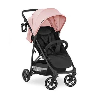 Afbeelding van Hauck 148440 Rapid 4R Plus buggyset tot 25 kg met ligstand vanaf de geboorte, in hoogte verstelbare duwstang bekerhouder, XL kap UPF 50+, compact, één hand inklapbaar roze
