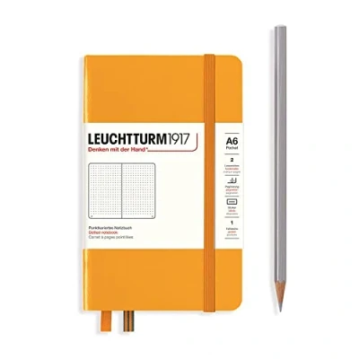 Afbeelding van Leuchtturm Notitieboek A6 Hardcover Rising Sun Gestippeld