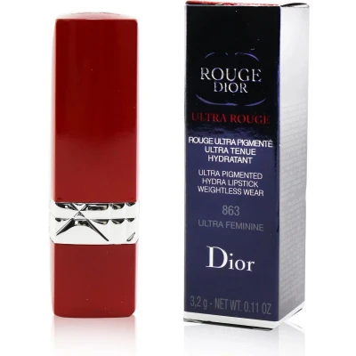 Afbeelding van Dior Rouge Ultra Lipstick 863 FeFragrancesne by Christian for Women 0.11 oz