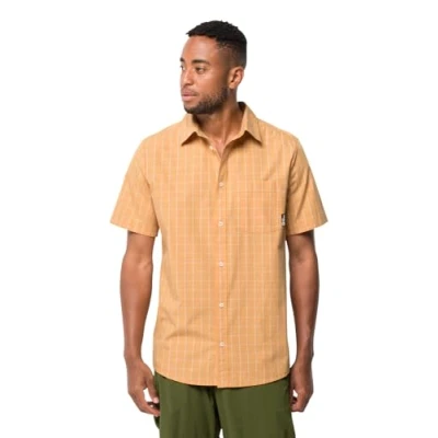 Afbeelding van Jack Wolfskin HOT Springs Overhemd Honey yellow, Heren, Maat: Medium, yellow
