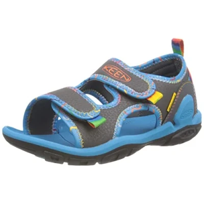 Afbeelding van KEEN Knotch Creek Open Toe Sandalen voor kinderen, uniseks, meerkleurige magneet tie dye, 22 EU