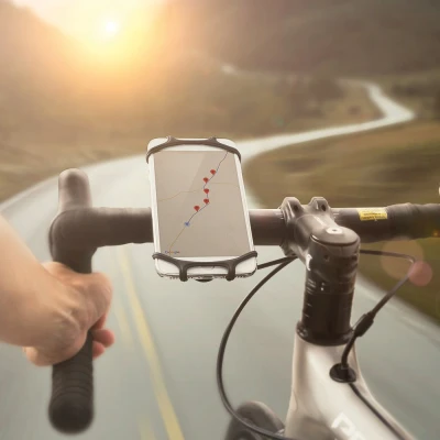 Afbeelding van Bone Fiets Telefoonhouder Bike Tie X Zwart