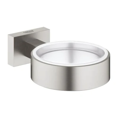 Afbeelding van Grohe essentials cube wandhouder metaal supersteel 40508dc1