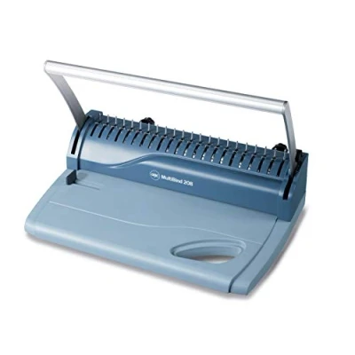 Afbeelding van GBC MultiBind 208 Multifunctionele Bindmachine, Ponscapaciteit 8 Vellen, Bindcapaciteit 125 A4, Blauw, 4400110