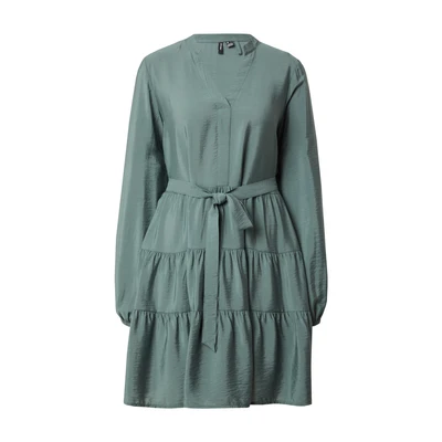 Afbeelding van VERO MODA Dames Vmjosie Ls Short Dress WVN Ga Noos Jurk, Balsemgroen, XS