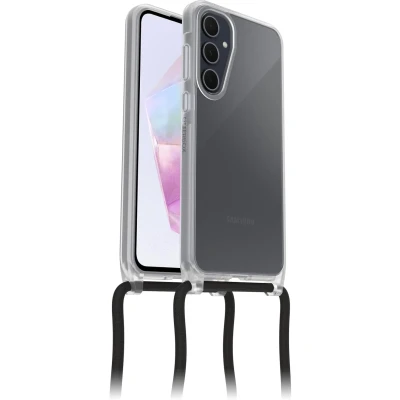 Afbeelding van OtterBox React Halsketting Smartphonehoesje met ketting, Mobiele telefoonketen, Transparant