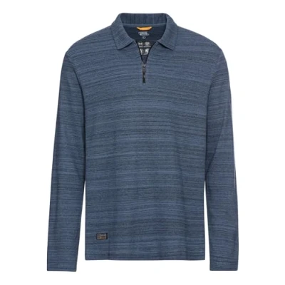 Afbeelding van camel active Polo 1/1 mouw, denim blue, L