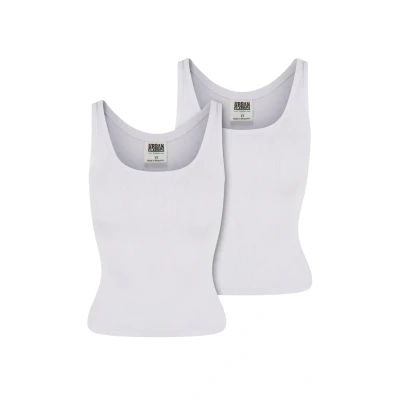 Afbeelding van Urban Classics 2PACK Top, Dames, Maat: Large, white