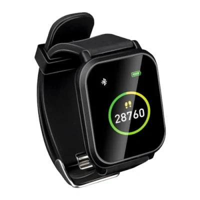 Afbeelding van Umbro Smartwatch Activity Tracker Bluetooth Sporthorloge met Stappenteller en Thermometer Zwart
