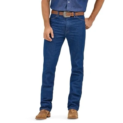Afbeelding van Wrangler Cowboy Cut Stretch Slim Fit Jeans voor heren, Voorgewassen Indigo, 34W / 29L