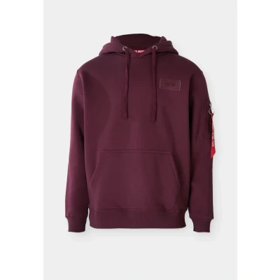 Afbeelding van Alpha Industries Unisex Hoodie, Maat: XXL, Dark cherry