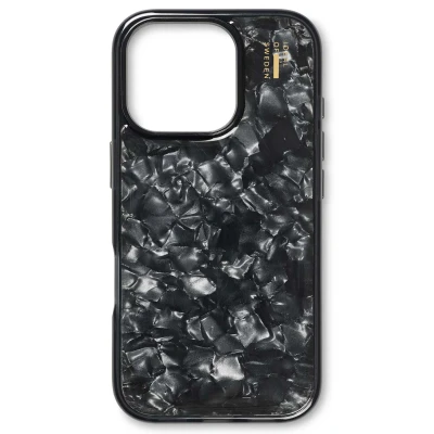 Afbeelding van Apple iPhone 16 Pro Hoesje Gerecycled kunststof iDeal of Sweden Hardcase/Backcover Zwart Telefoonhoesje Shockproof/Valbescherming