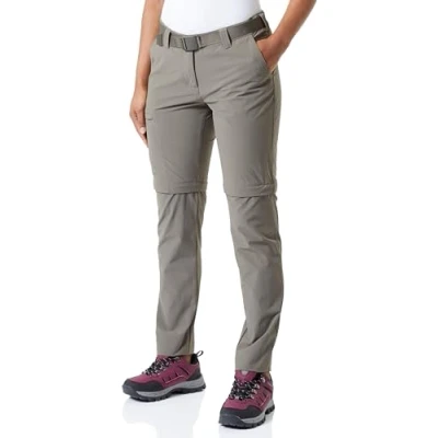 Afbeelding van Inara Slim Zip Wandelbroek Dames Teak 000 21 Bruin