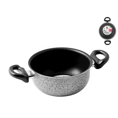Afbeelding van HOME Braadpan 2 Handvatten Non stick Salpepper 14 cm Kookpot