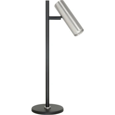 Afbeelding van Trend Modern Tafellamp 1 lichts Zwart/Zilver