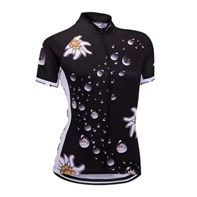 Afbeelding van Vrouwen Fietsen Ademend Sneldrogende Maillots, Jersey Cycle Korte Mouwen Jas