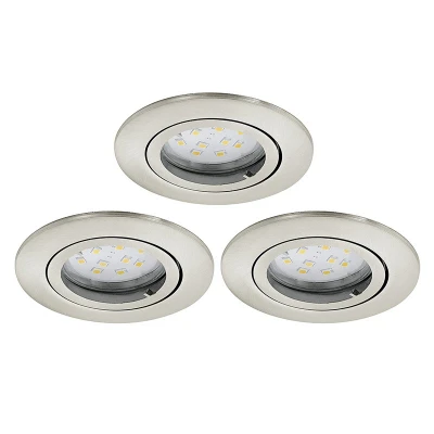 Afbeelding van EGLO TEDO Inbouwlamp GU10 8.0 cm Nikkelmat