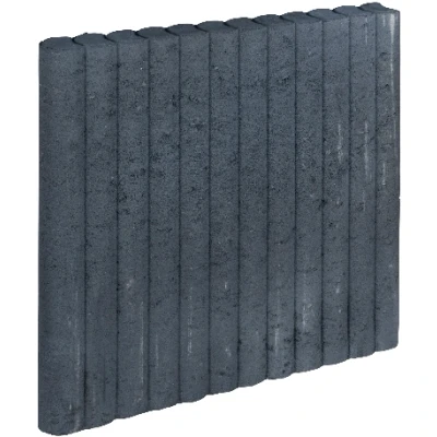 Afbeelding van Gardenlux Mini Rondo Palissadeband 6x60x50 Cm Zwart Perfect voor uw terras!