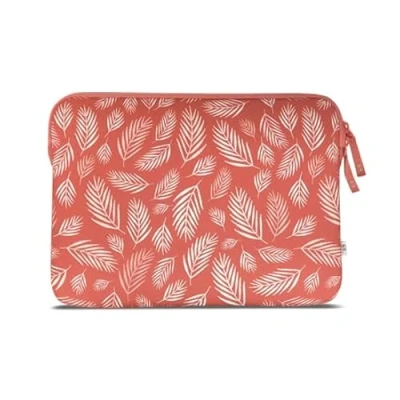Afbeelding van MW Beschermhoes compatibel met MacBook Pro 14 Basics ²Life Botanic rood
