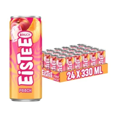 Afbeelding van RAUCH Eistee, Verpakking van 24 x 330 ml, perzik, stuks