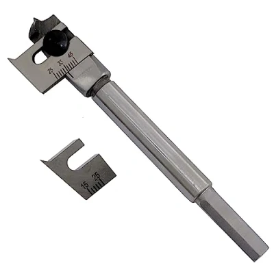 Afbeelding van 15 45mm Verstelbare Spade Bit Tool Expansieve Vlakke Houtbewerking Boring Boor Set