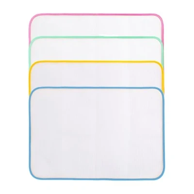 Afbeelding van TRKETK 4 stuks hittebestendige mesh strijkdoek, beschermende strijkdoek tafelblad strijkpad stof ijzeren persdoek beschermen ijzer delicate kleding steun (40 x 60 cm)