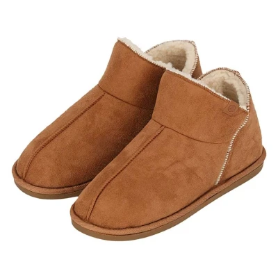 Afbeelding van Apollo Pantoffels Dames Boots Suede Cognac 37/38