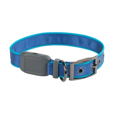 Afbeelding van Nite Ize NiteDog LED Halsband Maat M Blauw Oplaadbaar