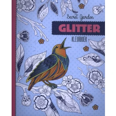 Afbeelding van Kleurboek Interstat volwassenen glitter thema secret garden