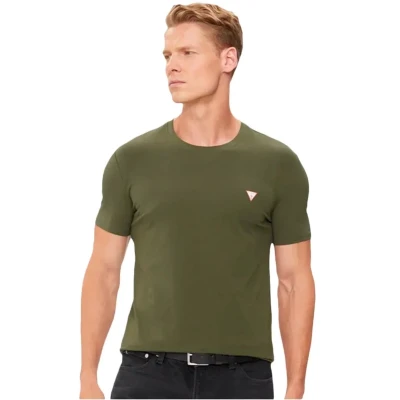 Afbeelding van Guess CORE TEE Tshirt basic, Heren, Maat: XS, Olive morning