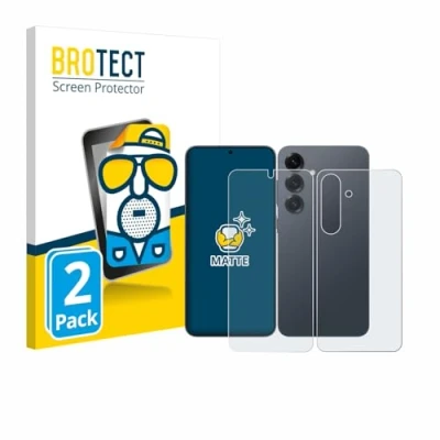 Afbeelding van BROTECT Screenprotector voor Samsung Galaxy S25 (Voor+Achter) Folie Beschermfolie matte (2 Stuks)