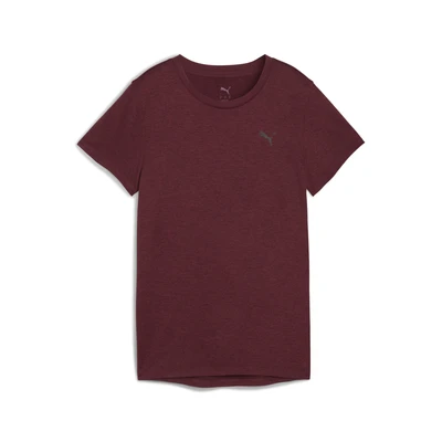 Afbeelding van Puma TAD Essential heather TEE Sport Tshirt, Dames, Maat: Medium, Ruby shimmer