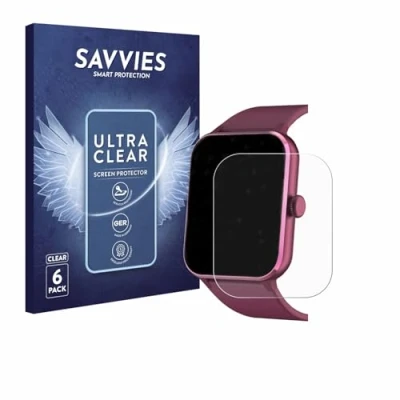 Afbeelding van Savvies Screenprotector voor Baolubao R50Pro 1.85&quot; Folie Beschermfolie transparant (6 Stuks)