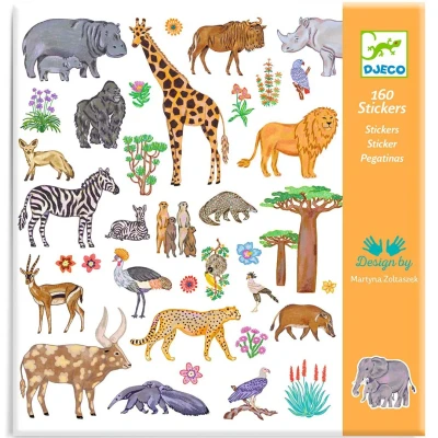 Afbeelding van Djeco stickers kenya 160st