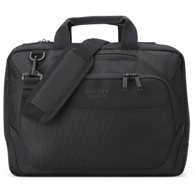 Afbeelding van Delsey Parvis Plus Laptop Bag 2 CPT 15.6&quot; Black