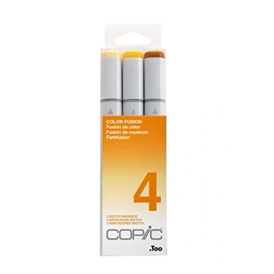 Afbeelding van Copic Sketch Marker Set Color Fusion 4 3 stuks