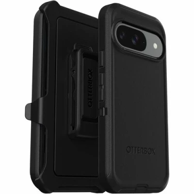 Afbeelding van OtterBox Defender Case voor Google Pixel 9 Pro XL, Schokbestendig, Valbestendig, Ultra robuust, Beschermhoes, 5x Getest volgens Militaire Standaard, Zwart, Zonder Verpakking