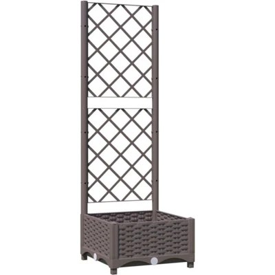 Afbeelding van vidaXL Tuinplantenbak Bruin 40 x 121.5 cm
