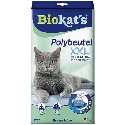 Afbeelding van Biokat&#039;s Wegwerp Polyzak XXL 12 stuks