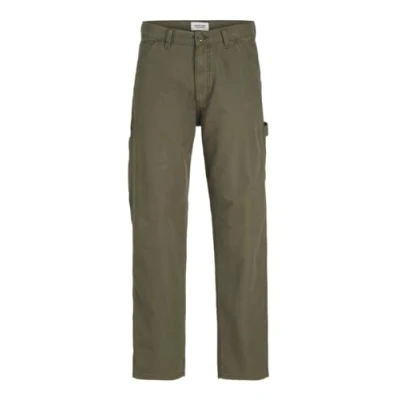 Afbeelding van Jack &amp; Jones JPSTEDDIE JJBARKLEY Carpenter Pant, groen (olive night), 31W x 36L