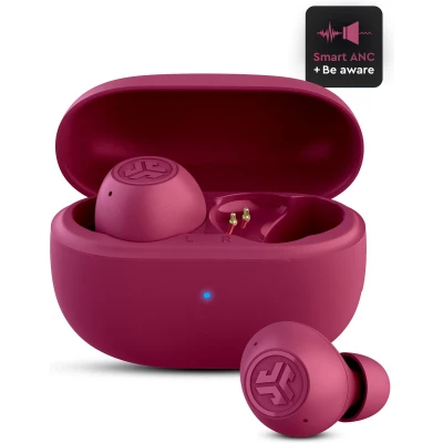 Afbeelding van JLAB Go POP ANC Draadloze oordopjes Noise Cancelling Oortjes Bluetooth Multipoint 24 uur speeltijd Met Microfoon Draadloos Geschikt voor Android en Apple Fuchsia