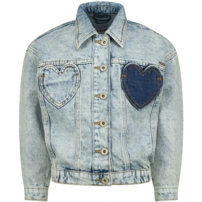 Afbeelding van Vingino Tori Heart Meisjes Jas Light Bleach