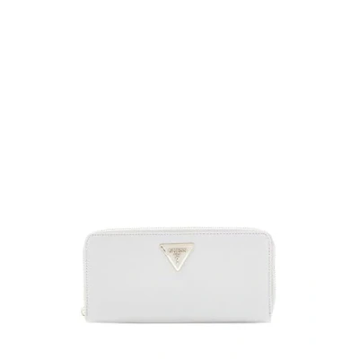 Afbeelding van GUESS Portemonnee Laurel SLG Large Zip Around Wallet Lavender Grey Paars