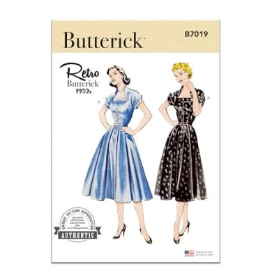 Afbeelding van BUTTERICK Naaipatroon B7019K5 Misses&#039; Jurk K5 (8 10 12 14 16)