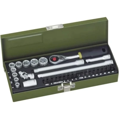 Afbeelding van Proxxon Industrial 23078 Dopsleutelinzetstuk Metrisch 1/4 (6.3 mm) 32 delig