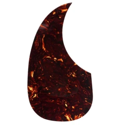 Afbeelding van Musiclily Linkshandig Oversize Teardrop Zelfklevende Slagplaat voor Martin D28 stijl Akoestische Gitaar, Tortoise Shell