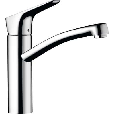 Afbeelding van Hansgrohe MyCube 1 gats keukenkraan m size m. 360 draaibare uitloop chroom