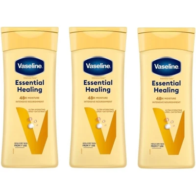 Afbeelding van Vaseline Intensive Care Essential Healing Body Lotion 3 x 400 ml