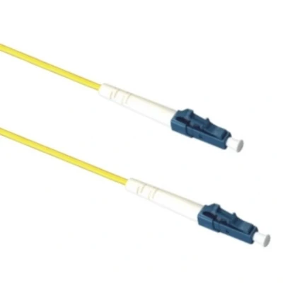 Afbeelding van LC Simplex Optical Fiber Patch kabel Single Mode OS1 geel / LSZH 0,50 meter