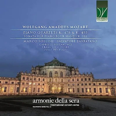 Afbeelding van Salvatore Barbatano, Marco Sollini &amp; Gabruile Pieranunzi Mozart: Piano Quartets K. 478 493, Sonata 381 (CD)